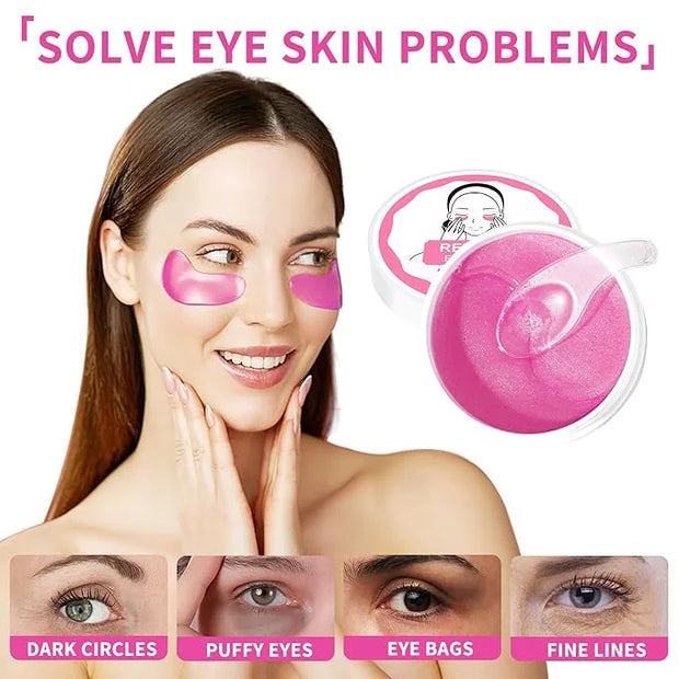 Under Eye Patch for Dark Circles and Puffy Eyes,Under Eye Masks Reduce Smooth Wrinkles and Under-eye Egg,Moisturizing Unde...