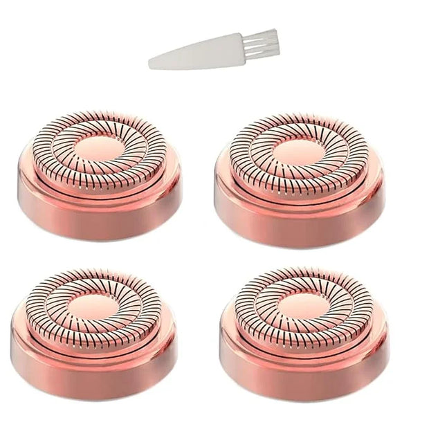 for Finishing Touch Replacement Heads Flawless Facial Hair Remover Gen 2,Double Halo Painless and Smooth (4PCS, GEN 2) - P...