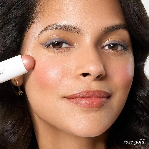 Julep Skip The Brush Cream to Powder Blush Stick - Rose Gold - Blendable and Buildable Color - 2-in-1 Blush and Lip Makeup...