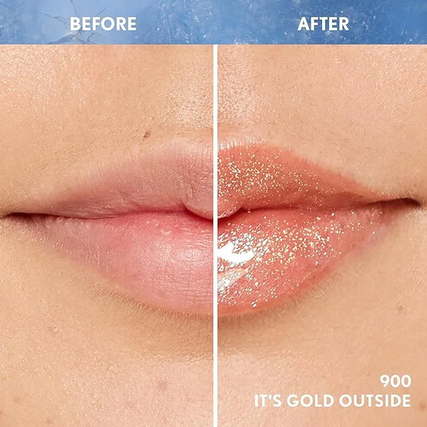 Covergirl Clean Fresh Yummy Plumper Lip Gloss, 900 It's Gold Outside, Shiny, Vegan Formula, Easy to Apply, Minty Flavor, 0...