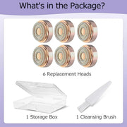 Gen 2 Replacement Heads for Flawless Facial Hair Remover, Shaver Pro Replacement Blades Heads Compatible with Finishing To...