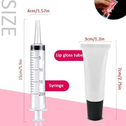AMORIX 50PCS Lip Gloss Tubes 5ml Black Cap Lip Gloss Containers Empty Lip Balm Tubes Refillable Cosmetic Squeeze Lipgloss ...
