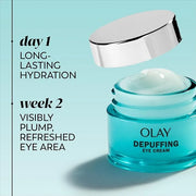 Olay Hyaluronic + Peptide 24 Gel Eye Cream, Fragrance-Free, 0.5oz (15 mL) - Product Image