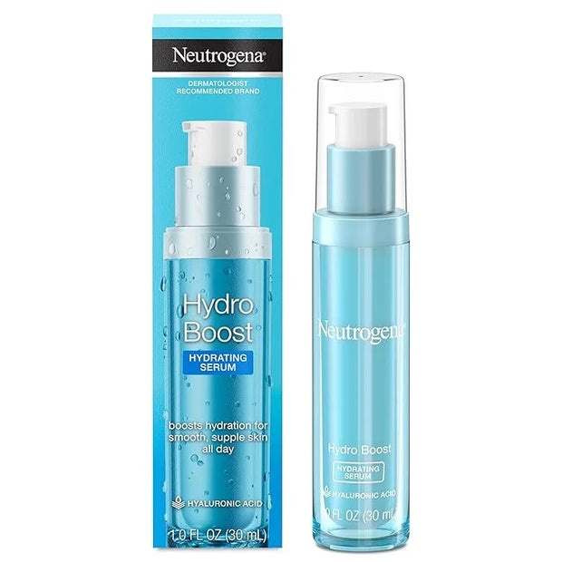 Neutrogena Hydro Boost Hydrating Hyaluronic Acid Serum, Hydrating Face Moisturizer For Dry Skin, Oil-Free Non-Comedogenic ...