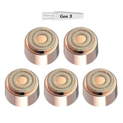 Generation 3 Replacement Heads for New Version Flawless Finishing Touch Facial Hair Remover, 5 Pack - Product Image