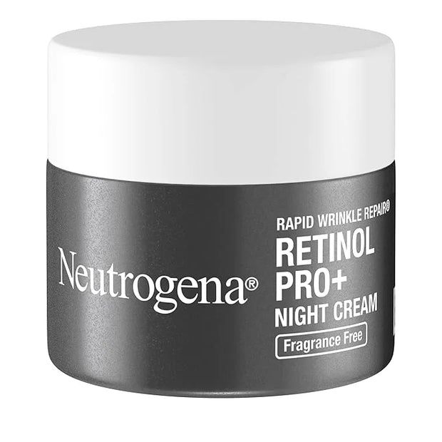 Neutrogena Retinol Pro+ Anti-Wrinkle Night Moisturizer, Rapid Wrinkle Repair, Anti-Aging Face & Neck Cream, Formulated wit...