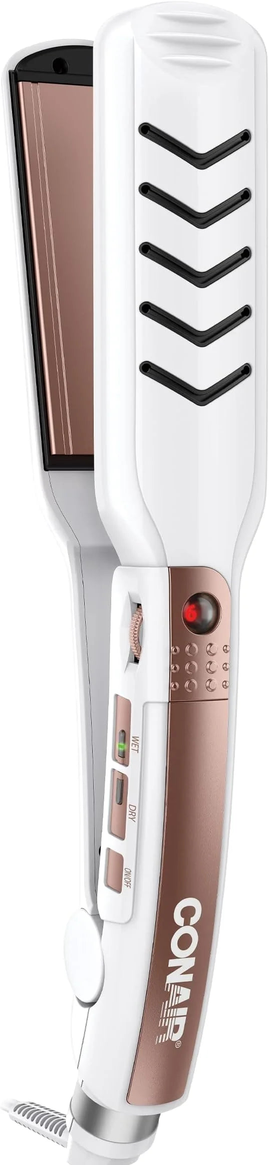 Conair Double Ceramic Flat Iron, 1 1/2-inch Wet-to-Dry Hair Straightener - Product Image