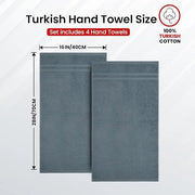 Infinitee xclusives blue hand towels
