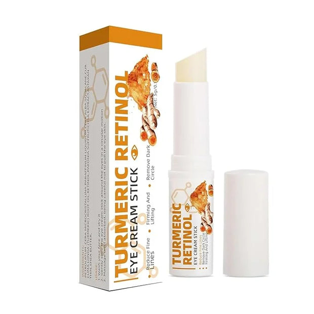 Lumibalm for Under Eye Bags, Turmeric Retinol Eye Cream Stick, Retinol Eye Cream Stick for Dark Circles, Wrinkles, Anti-Ag...