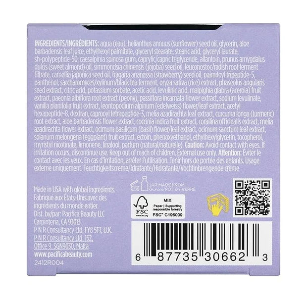 Pacifica Future Youth Super Cream – Daily Anti-Aging Moisturizer for All Skin Types, Lightweight Hydration with Advanced P...