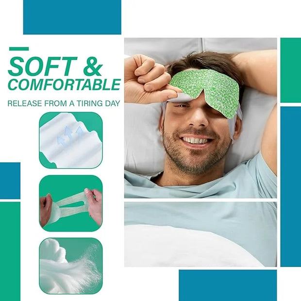 16 Packs Steam Eye Mask,Warm Eye Compress for Dry Eyes Sleep Mask,Hot Auto Heated Eye Masks Relaxing Gifts for Women Moist...