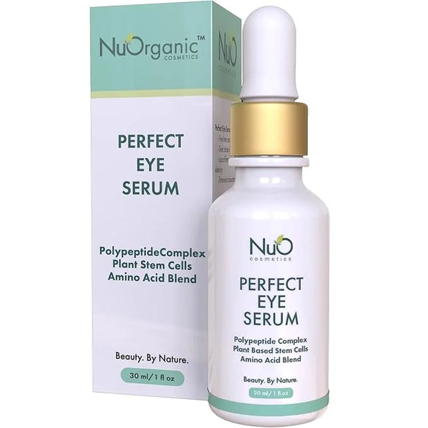 nuorganic Perfect Eye Serum: Fine Lines + Wrinkles + Bags + Dark Circles - Patented PhytoCellular Science + 18X More Effec...