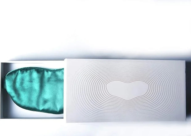 Silk Heated Sleep Eye Mask for Dry Eyes - Stye Treatment Graphene Eye Patches Hot Compress for Eyes, Relieves Dark Circles...