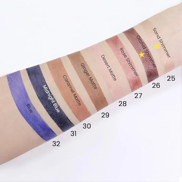 Kaely 2Pcs Cream Eyeshadow Sticks Set for Eyes Waterproof,Sand Shimmer & Orchid Shimmer Matte Eye shadow Stick Pencil Pen ...