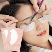 50 Pair Under Eye Pads,Eyelash Extension Gel Patches, Lash Extension Lint Free Under Hydrogel Eye Mask Pads Beauty Tool (P...