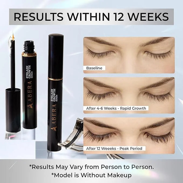 Abera Misan Eyelash Growth Serum (Upgrade Version) - Natural Lash Booster and Lash Enhancer, Regenerating and Nourishing L...