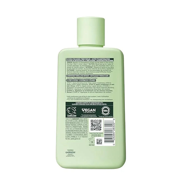 Garnier Fructis Hair Filler Color Repair Conditioner with Ceramide, Smoothing & Sulfate Free Conditioner for Colored, Blea...
