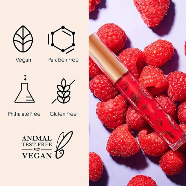 Winky Lux Fruity Gloss pH Lip Stain, Non Sticky Lip Gloss, Tinted Lip Oil, Lip Lacquer, Yummy Fruit Lipgloss, Jojoba Oil f...