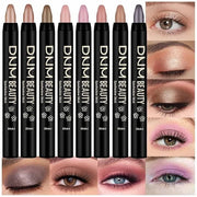 Kaely 8Pcs Cream Eye Shadow Brightener Sticks Set for Eyes,Shimmer Matte Pencil Eyeshadow Applicator Stick Palette,Hallowe...