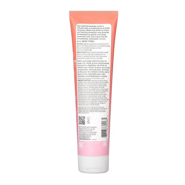 Pacifica Glow Baby Body Lotion & AHA Scrub Set – Brightening Vitamin C Body Lotion (5 oz) + AHA Exfoliating Body Scrub, 2-...