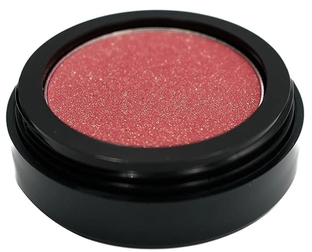 Chili Pepper Bright Red Orange Sparkling Glitter Pressed Powder Single Vegan Eyeshadow; Talc, Paraben & Cruelty Free - Pro...