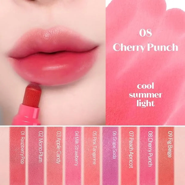 ETUDE Dear Darling Marker Tint #8 Cherry Punch (5g) | Hydrating & Long Lasting Lip Stain | High Pigmented Lip Maker with E...