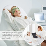 Jade Eye Mask&Weighted Roller Massage Ball - Double Ball Massage Tool for Reliefs Muscle Pain - Product Image