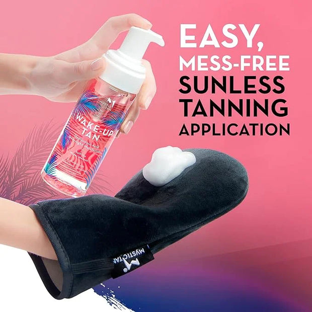 Mystic Tan Self Tanning Bundle: Wake-Up Tan Self Tan Water Mousse + Wake-Up Tan Hyaluronic Acid Serum for Face + Self Tan ...