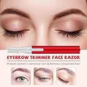 Chumia 2 Pcs Electric Eyebrow Trimmer Women Precision Face Razors Mini Shaver with Comb Christmas Women Gift Battery Opera...