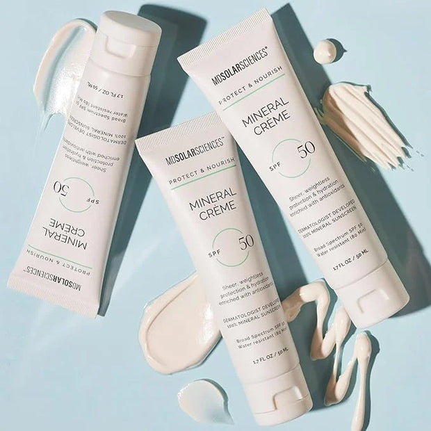 MDSolarSciences Face and Body Sunscreen, SPF 50, Mineral Sunscreen for Kids and Adults, Water-Resistant Up to 80 Minutes, ...