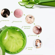 300 ML Natural Aloe Vera Gel -Organic Moisturizing Cream, Soothing and Hydrating, Sunburn and Scar Repair, Care for Face B...