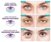 Stylia Under Eye Patches for Puffy Eyes and Dark Circles (6 Pairs) - Marine Collagen Under Eye Mask with Retinol, Vitamin ...