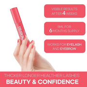 Eyelash Growth Serum, Lash Serum for Eyelash Growth, Eyelash Serum to Grow Lashes in 3-4 Weeks, Lash Growth Serum & Brow G...