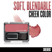 COVERGIRL Cheekers Blendable Powder Blush Rock 'n Rose, .12 oz (packaging may vary) - Product Image