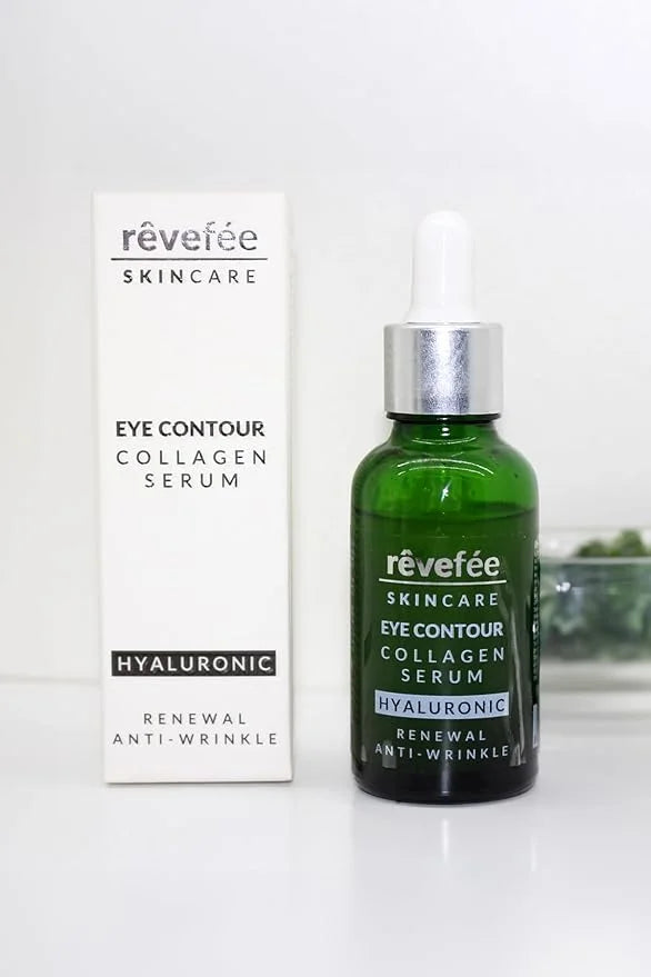 Collagen Hyaluronic Acid Serum; Reduces Dark circles, Puffy Eyes, Wrinkles, Under Eye Bags, Fine Lines. Anti-Aging, Hydrat...