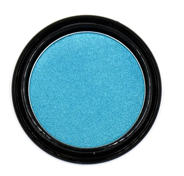 Peacock Neon Jewel Tone Blue Turquoise Teal Shimmer Pressed Powder Single Vegan Eyeshadow; Talc, Paraben & Cruelty Free - ...