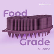 Mainbasics exfoliating silicone body scrubber