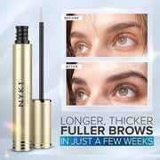 NYK1 CONCENTRATED Eyebrow Growth Serum For Thicker Brows (XL - 8ml) BrowForce Eyebrow Serum To Grow Brows Fuller Thicker N...