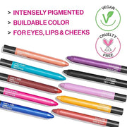 wet n wild Color Icon Cream Eyeshadow Makeup Multi-Stick Teal Not So Calm Waters (Pack of 2) - Product Image