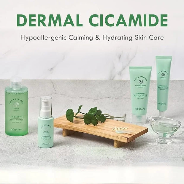 DERMAL Cicamide Nourishing & Anti-Wrinkle Eye Cream 1.41 oz - With Centella Asiatica Extracts and Ceramide to Fight Early ...