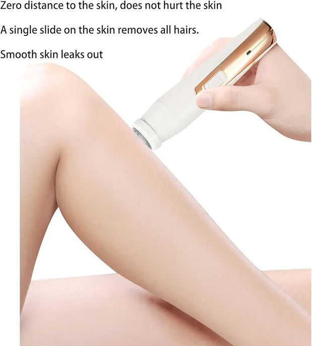 Womens Electric Razor, Face Shaver, Facial Hair Remover, Electric Bikini Trimmers for Legs, Travel Razor for Eyebrow Ear N...