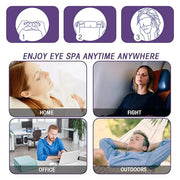Steam Eye Masks for Dry Eyes, Heated Eye Mask Reduce Puffiness & Dark Circles, Hydrate & Soothe Tired Eyes, Travel Essenti...