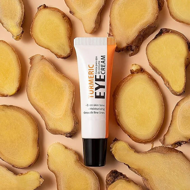 Turmeric Under Eye Cream, For Dull Eye Skin, Fine Lines, Eye Bags, Dark Circles, Eye Firming, Even Skin Tone, Hydrating, M...