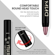 evpct Orchid Shimmer Cream Eye Shadow Brightener Sticks Set for Eyes, Orchid Shimmery Matte Pencil Eye shadow Applicator S...