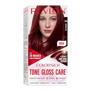 Revlon ColorSilk Tone + Gloss + Care Demi Permanent Hair Color, Dye Kit with Leave-In Scalp and Haircare Serum, 2x Shinier...