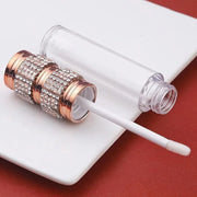AMORIX 5ml Lip Gloss Tubes with Wand 6 Packs Empty Rhinestone Lip Gloss Containers Lipgloss Bottles Crystal Lip Gloss Supp...