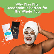 PLAY PITS - 2 Pack - Natural Deodorant - Safe for Men & Women w/Sensitive Skin - Clean, Non-Toxic, & Paraben Free – LOVE S...