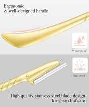 ennva Eyebrow Razor for Women - Eyebrow Trimmer Dermaplaning Tool- Ergonomic Eyebrow Shaper and Facial Razor for Peach Fuz...