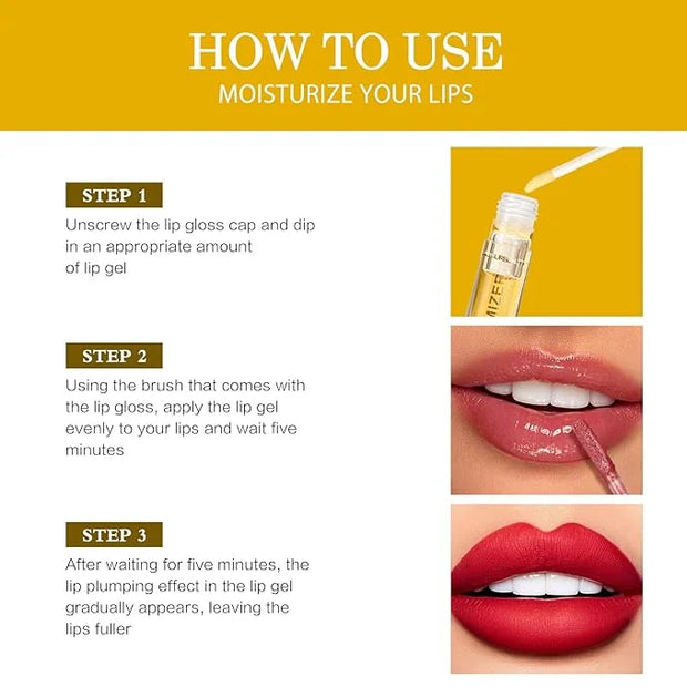 two faced lip injection extreme lip plumper gloss - hydrating lip oil & lip mask for plump, smooth lips, Hydrating & Reduc...
