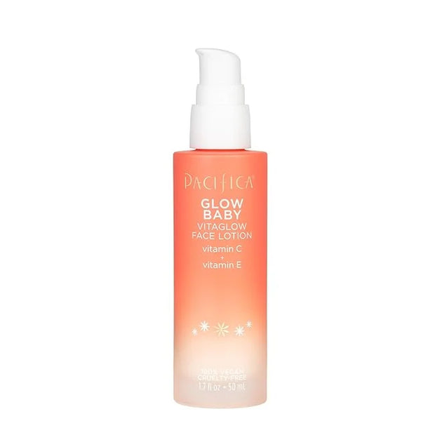 Pacifica Glow Baby Face Lotion & Eye Cream Set of 2 – Brightening Vitamin C Moisturizer + Depuffing Eye Cream with Caffein...